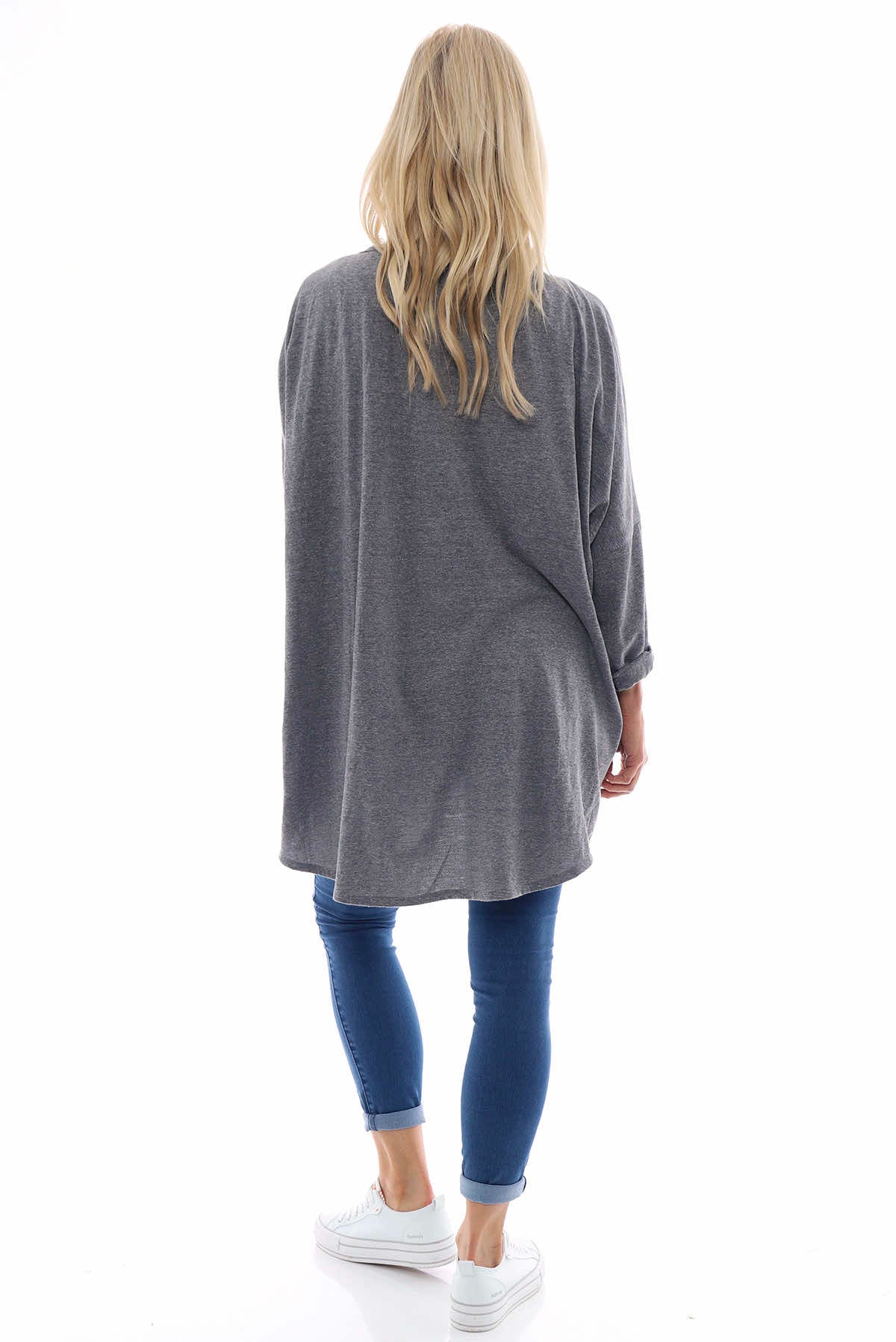 Made With Love Jenny Top Mid Grey