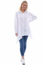 Dariana Cotton Shirt White White - Dariana Cotton Shirt White