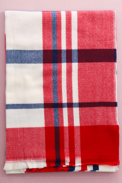 Hetty Scarf Red - Image 3