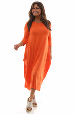 Boswin Dress Orange Orange - Boswin Dress Orange
