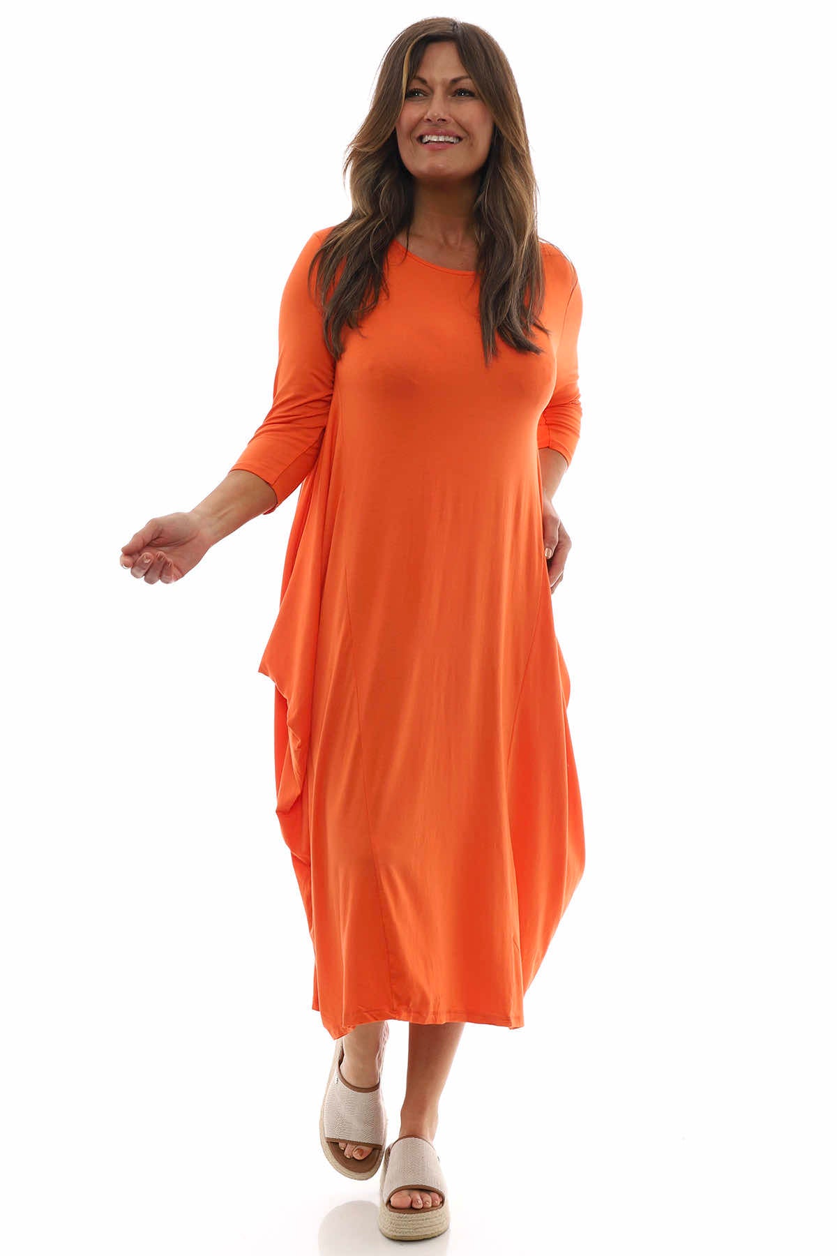Boswin Dress Orange