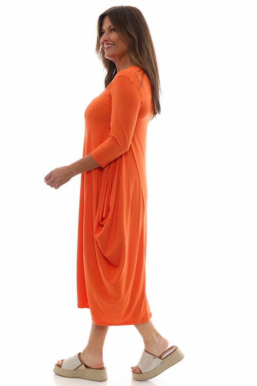 Boswin Dress Orange - Image 3