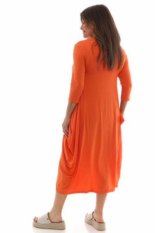 Boswin Dress Orange - Image 4