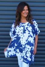 Naima Print Top White White - Naima Print Top White