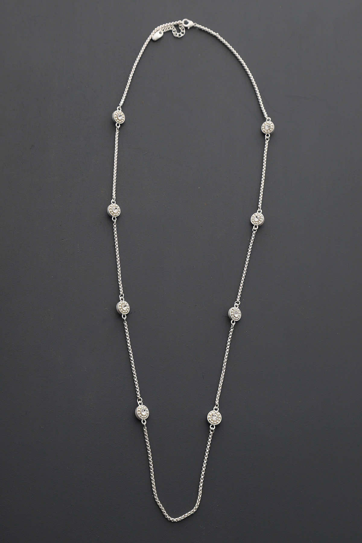 Violet Necklace Silver