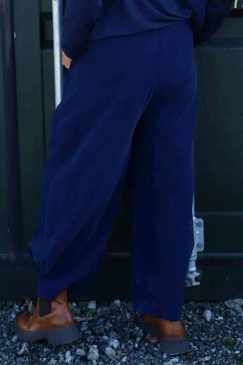 Maddie Needlecord Trousers Navy - Image 4