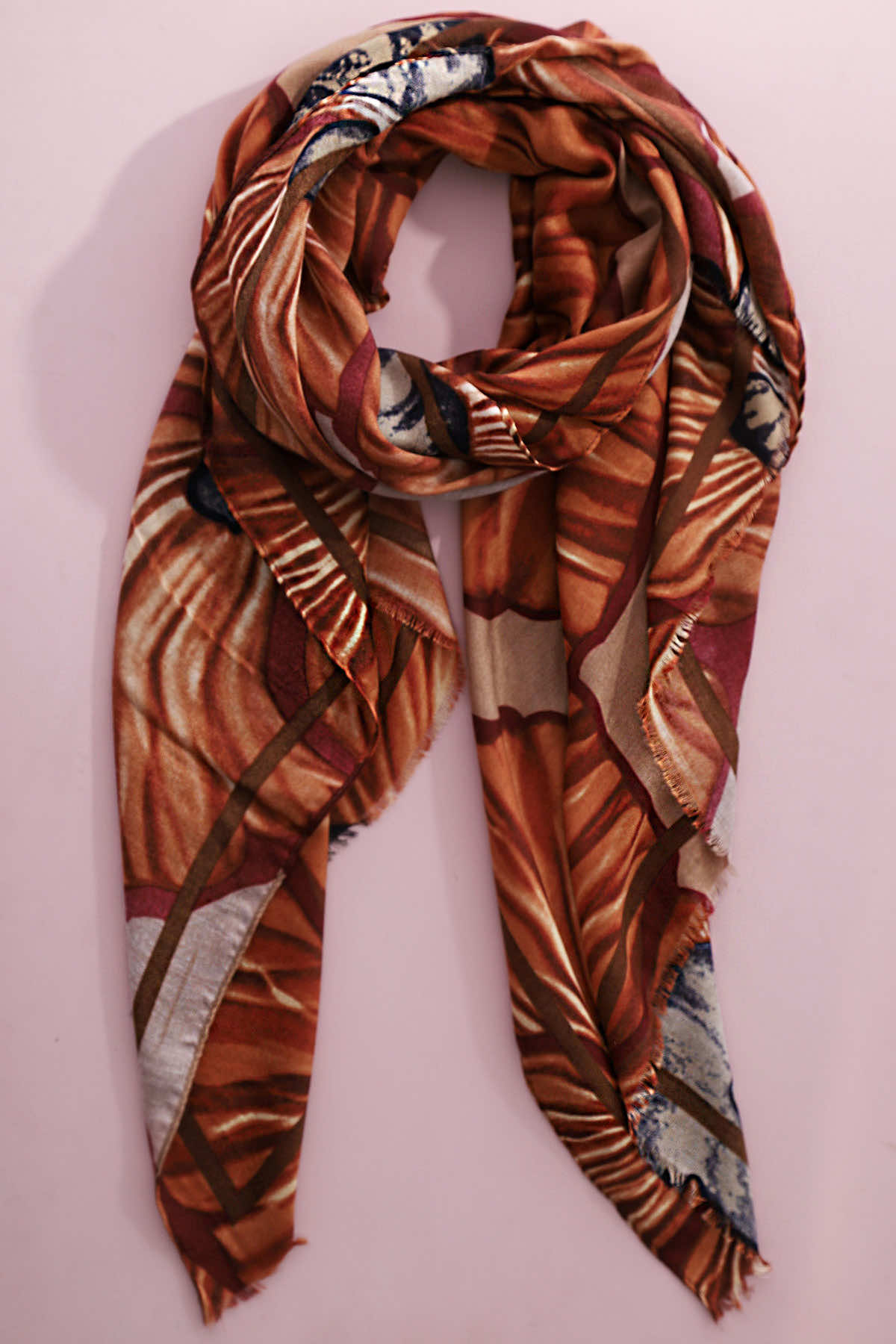 Darcey Scarf Burnt Orange