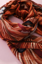 Darcey Scarf Burnt Orange Burnt Orange - Darcey Scarf Burnt Orange