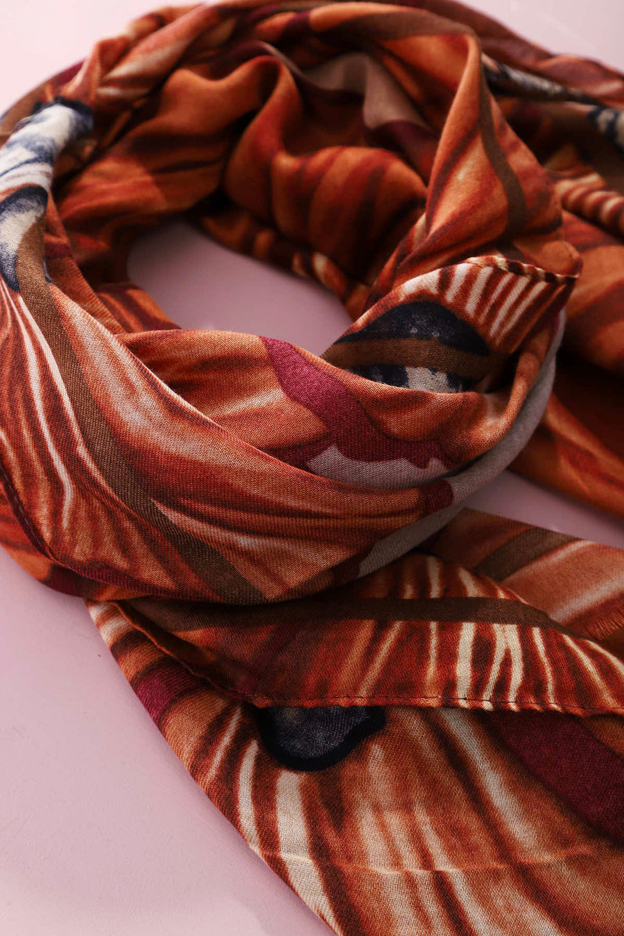 Darcey Scarf Burnt Orange