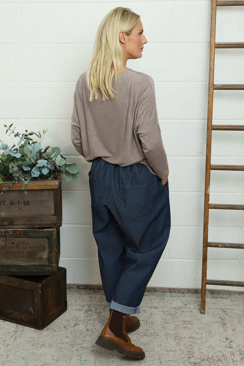 Myleene Denim Trousers Dark Denim - Image 4