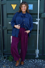 Elspeth Cotton Jacket Navy Navy - Elspeth Cotton Jacket Navy