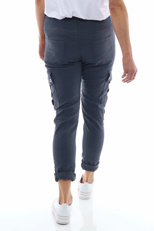 Jelani Cargo Pants Charcoal - Image 5