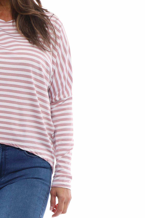 Basic Stripe Sweat Pink - Image 2