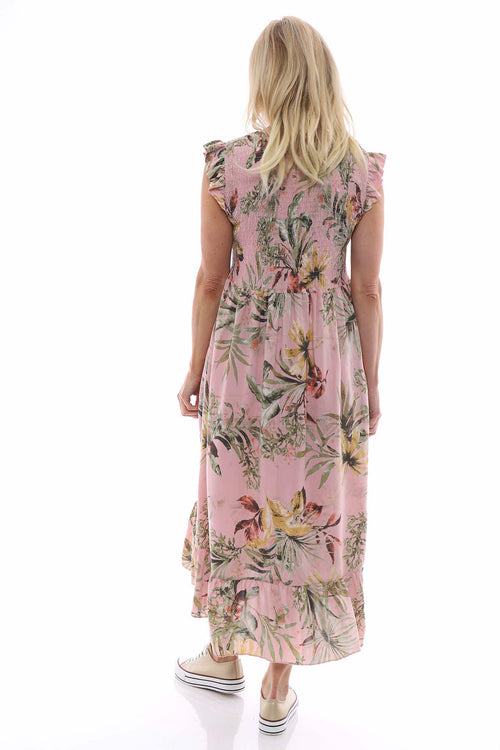 Ellery Botanical Print Dress Pink - Image 6