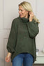 Layana Polo Neck Knitted Jumper Khaki