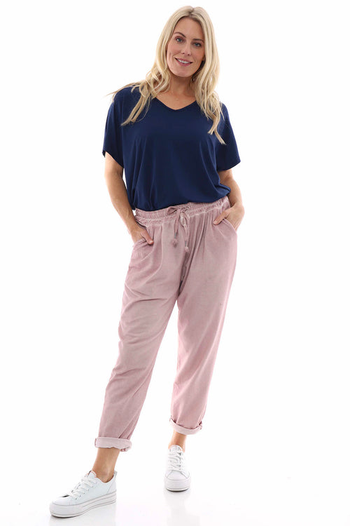 Vittoria Washed Joggers Pink