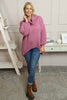 Layana Polo Neck Knitted Jumper Pink