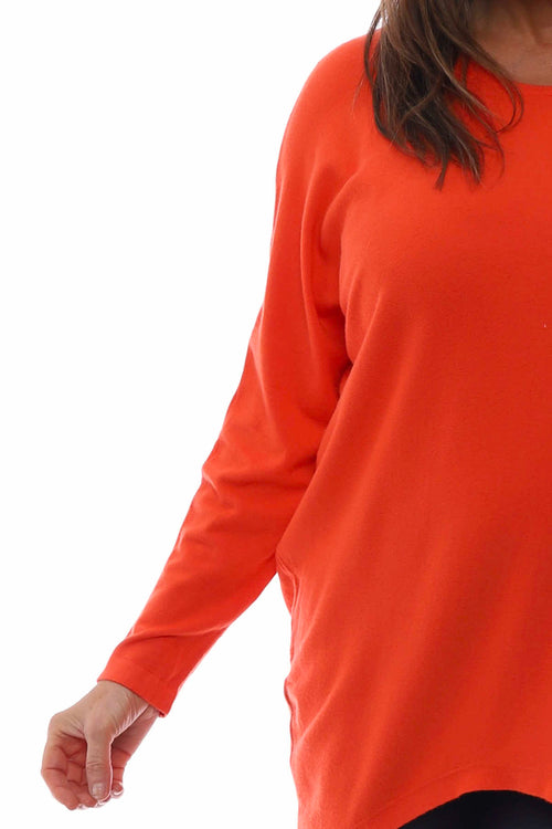Alaina Knitted Jumper Orange - Image 3