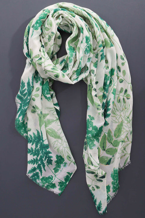 Teri Scarf Green - Image 2