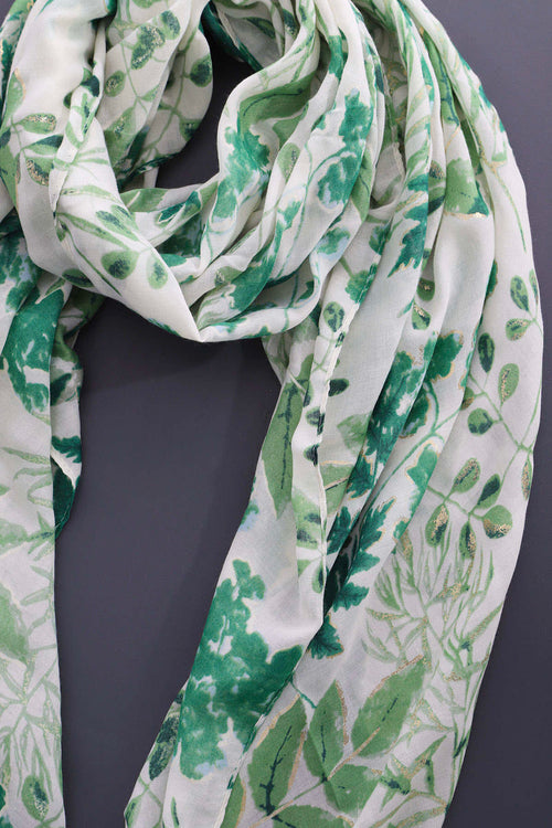 Teri Scarf Green - Image 1
