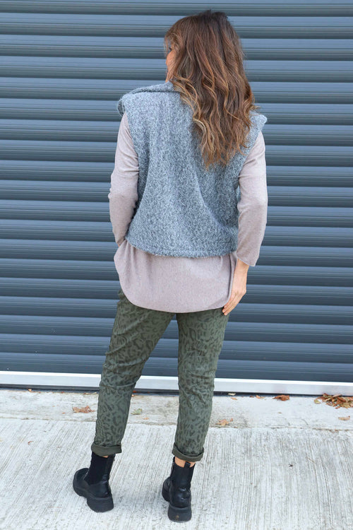 Esmeralda Gilet Mid Grey - Image 4