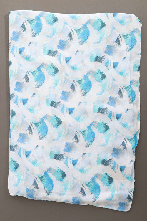 Maude Scarf Blue - Image 3