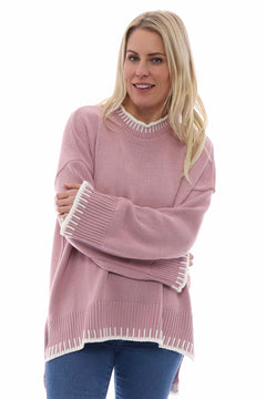 Maddie Knitted Jumper Pink