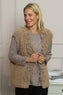 Caroline Knit Gilet Camel