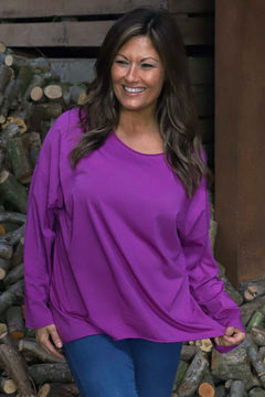 Erin Cotton Top Berry