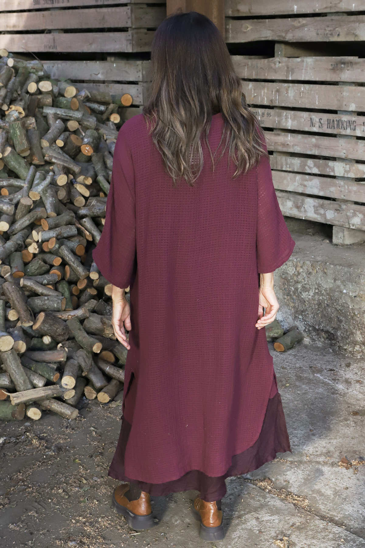 Elvira Co-ord Set Wine