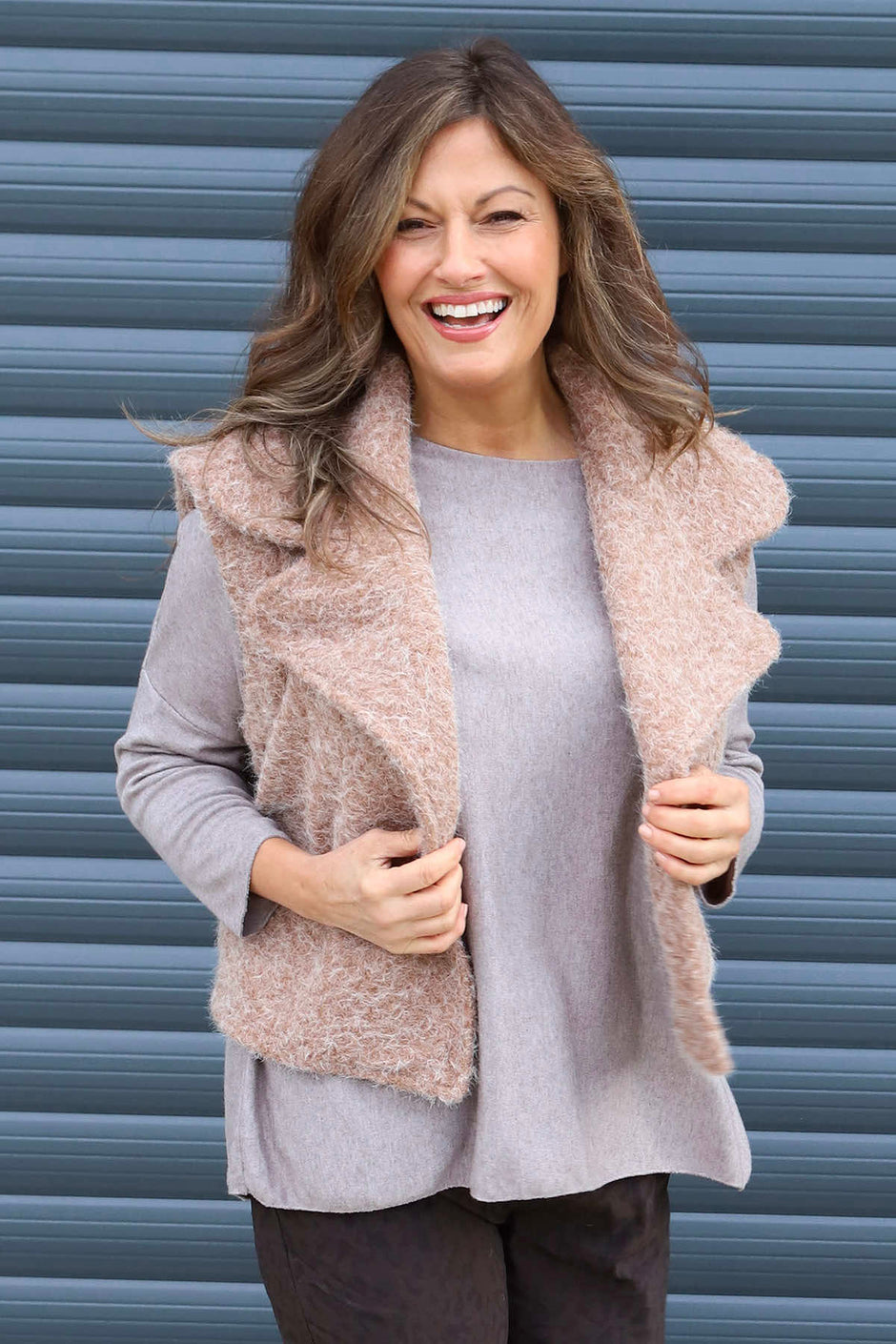 Esmeralda Gilet Camel