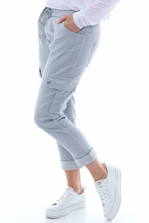 Jelani Cargo Pants Grey - Image 4