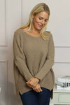 Albertina Waffle Jumper Mocha
