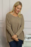 Albertina Waffle Jumper Mocha