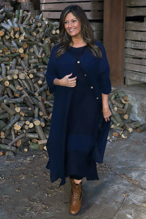 Elvira Co-ord Set Navy