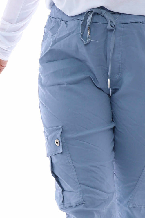 Jelani Cargo Pants Blue - Image 2