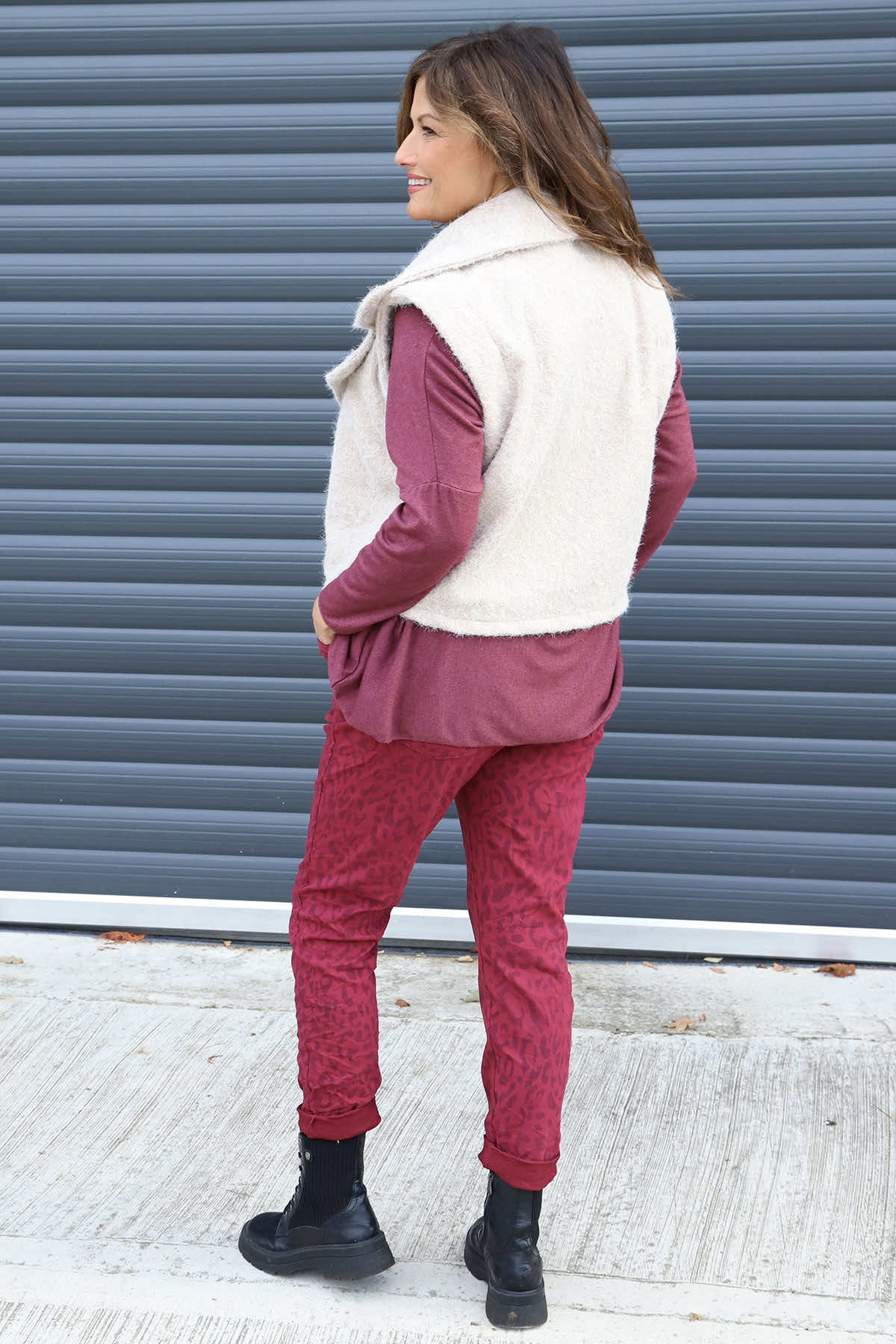 Esmeralda Gilet Stone