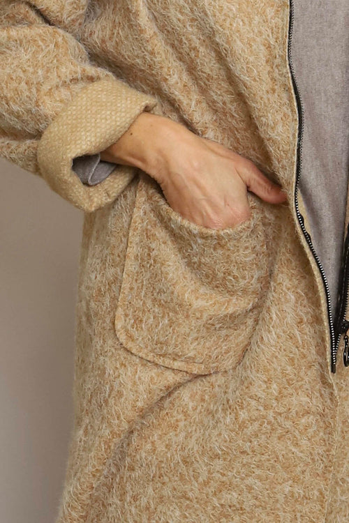 Clara Coat Camel - Image 3