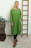 Liora Needlecord Dress Green