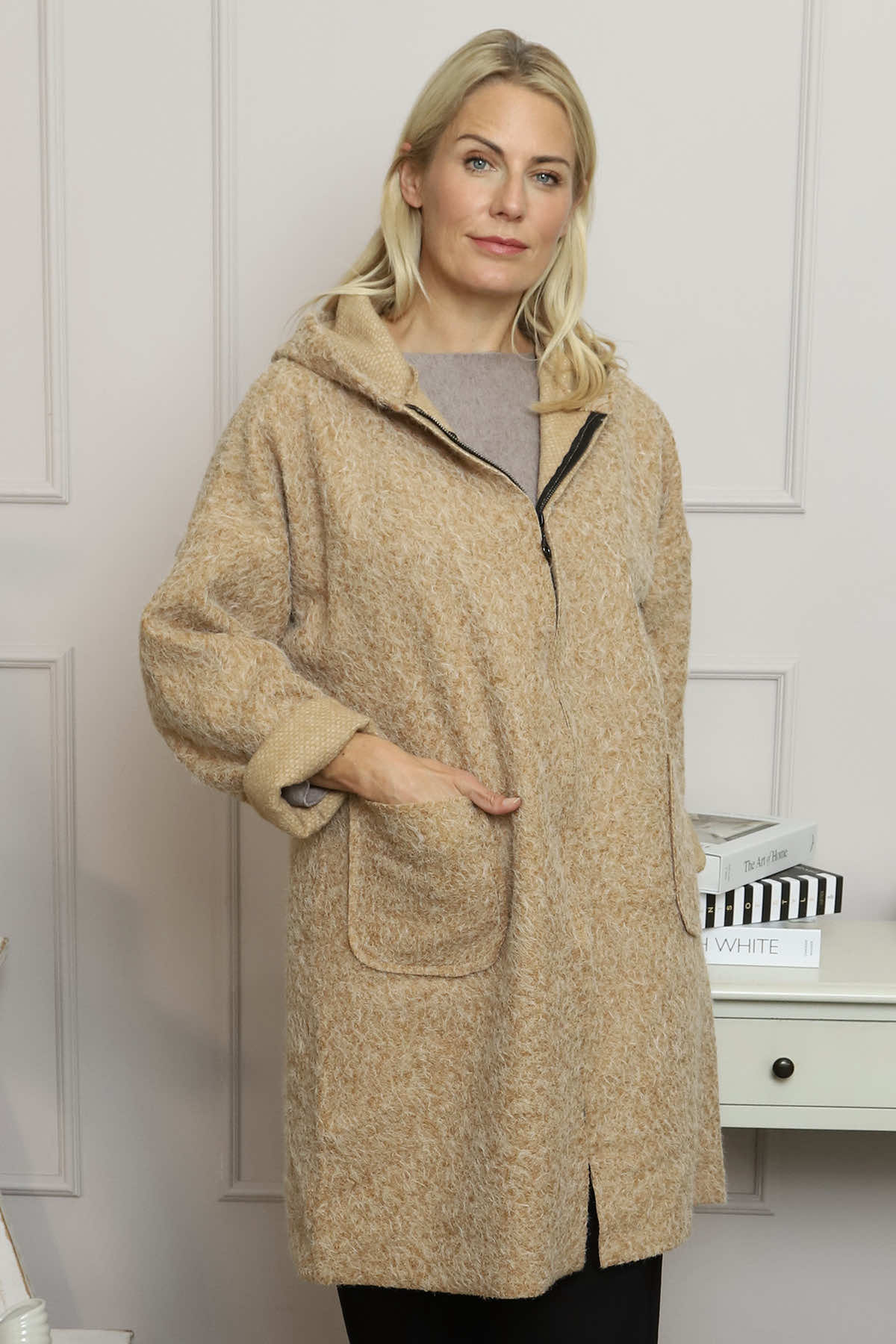 Clara Coat Camel