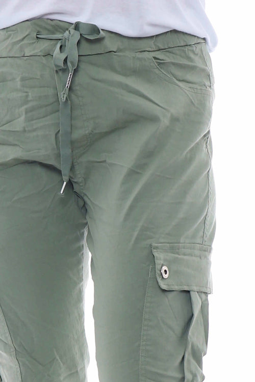 Jelani Cargo Pants Sage Green - Image 2