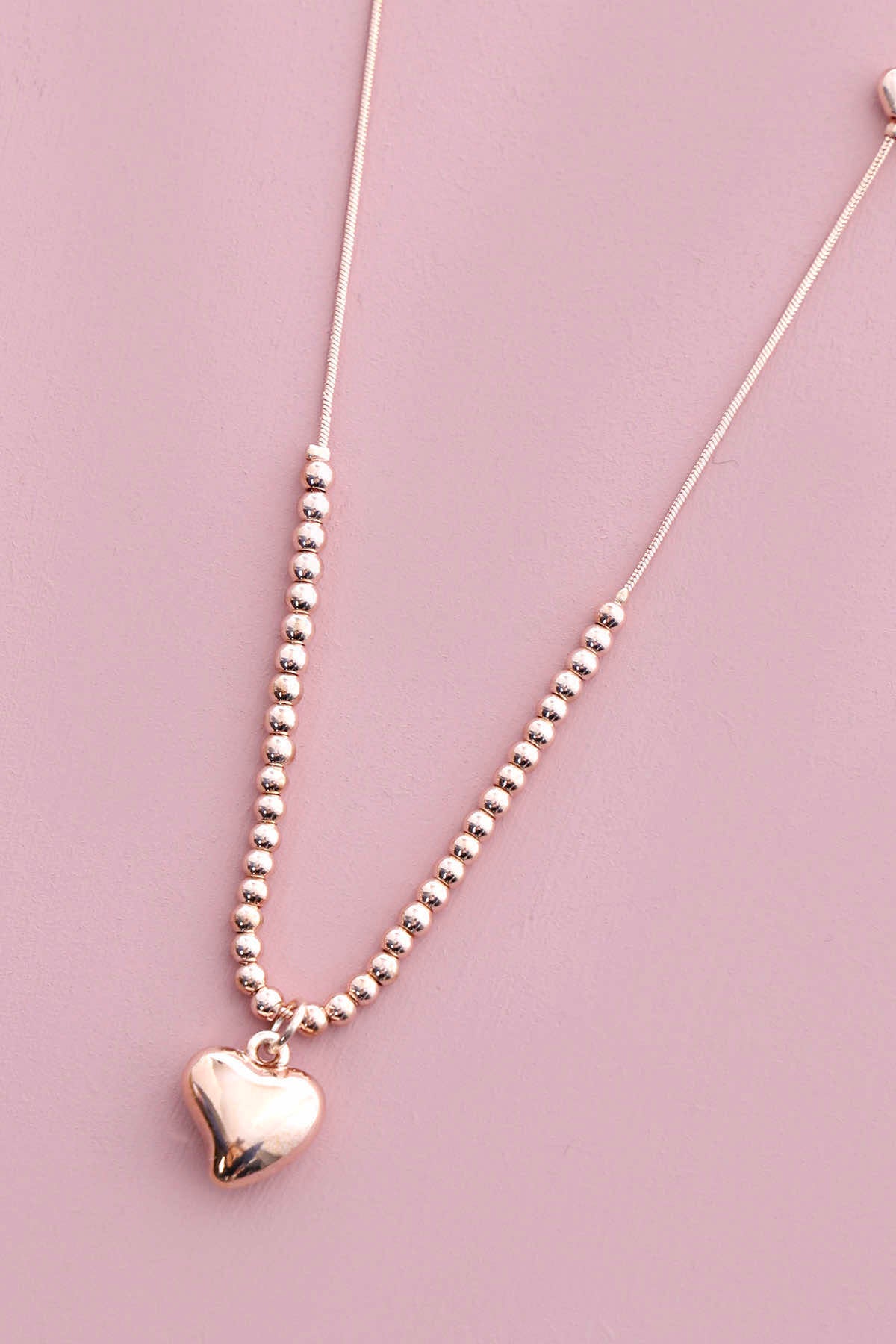 Lizzie Necklace Rose Gold