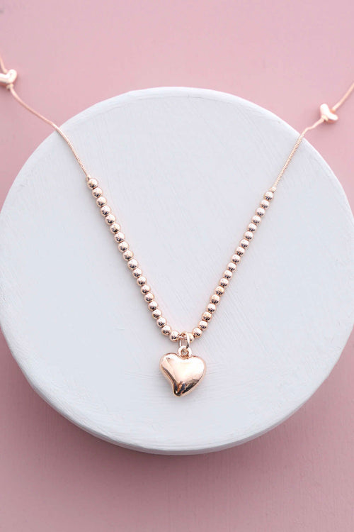 Lizzie Necklace Rose Gold - Image 1
