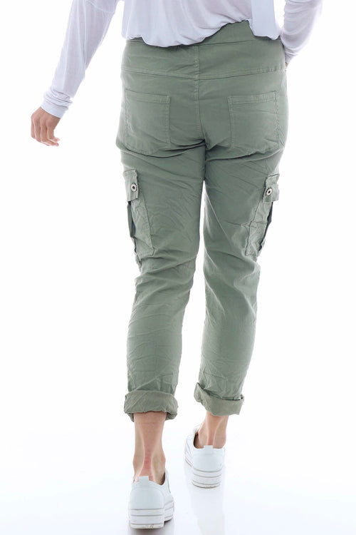 Jelani Cargo Pants Sage Green - Image 8