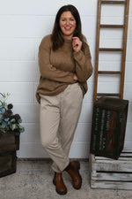 Morag Trousers Stone Stone - Morag Trousers Stone