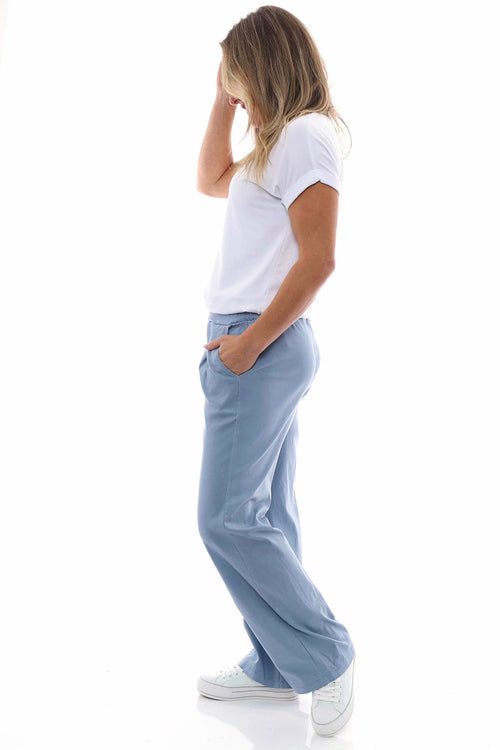 Anabeth Trousers Blue Grey - Image 5