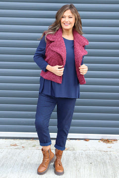 Esmeralda Gilet Wine