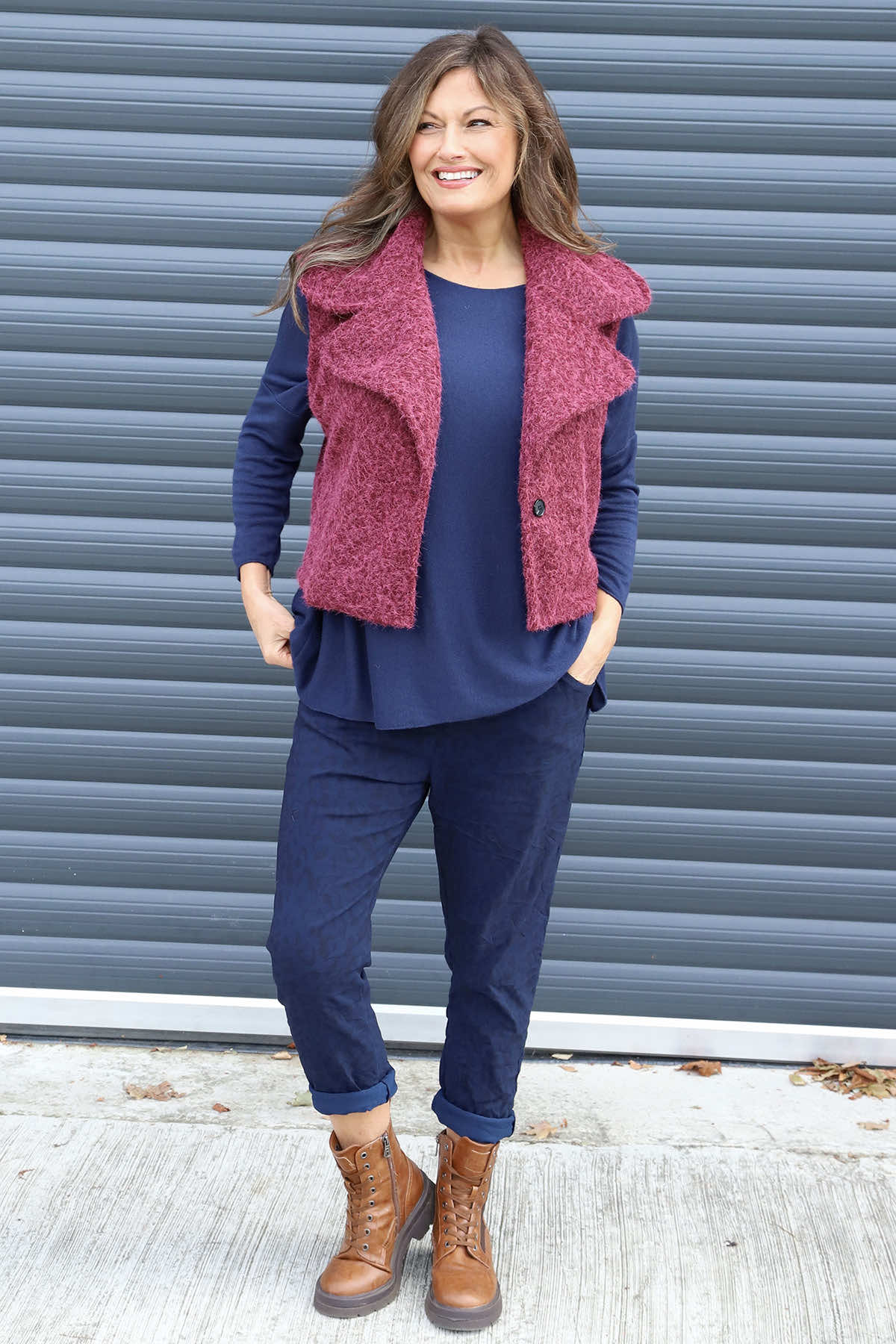 Esmeralda Gilet Wine