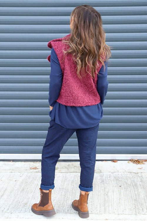 Esmeralda Gilet Wine - Image 4