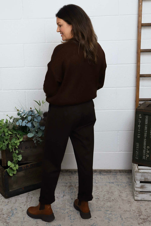 Elaine Knitted Jumper Cocoa - Image 4